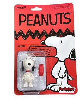Super7 ReAction Peanuts Snoopy Collectible Action Figure Ages 14+